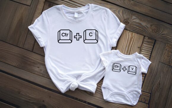 Download Copy Paste Matching Shirt Set SVG PNG - Matching Collection