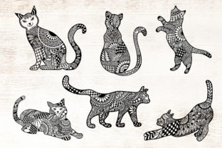 Download Cat Zentangle - Doodle Art Bundle - Premium Resources